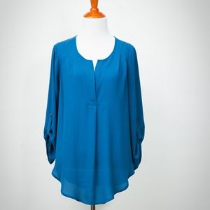 Stylish teal blouse by LUSH